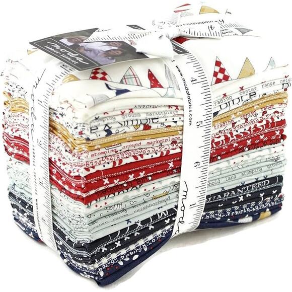 Vintage Fat Eighth Bundle by Sweetwater for Moda Fabrics - Picture 1 of 8